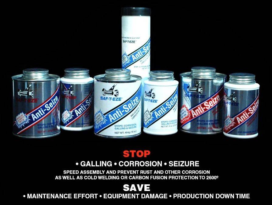SAF-T-EZE Anti-Seize and Lubricants Product Line